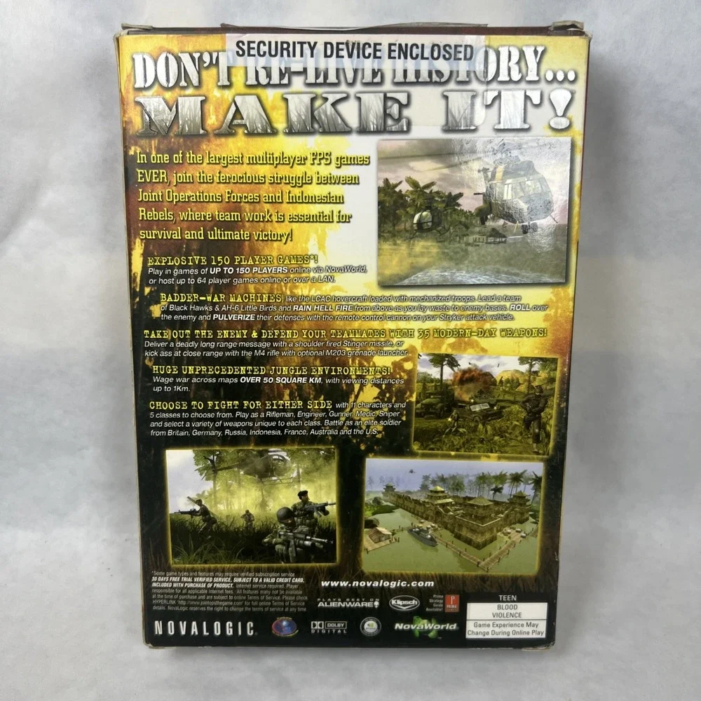 Joint‎ Operations: Typhoon Rising (PC, 2004, NovaLogic) Delta Force Complete